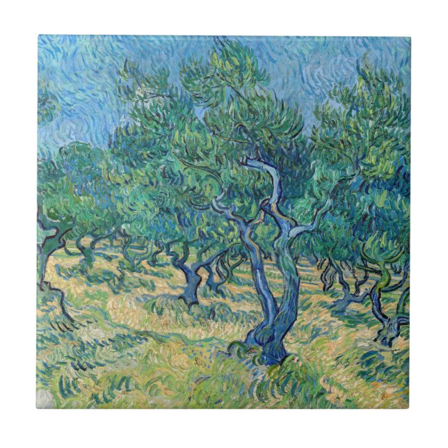 Carreau Vincent van Gogh - Oliveraie (Devant)