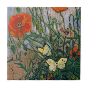 Carreau Vincent van Gogh - Papillons et papillons