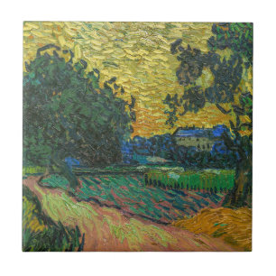 Carreau Vincent van Gogh - Paysage à Twilight