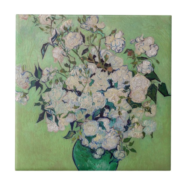 Carreau Vincent van Gogh - Roses (Devant)