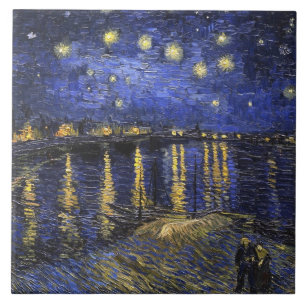 Carreau Vincent Van Gogh Starry Night Over The Rhone