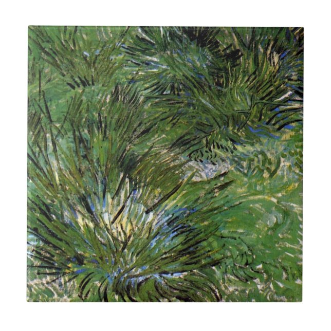 Carreau Vincent Van Gogh - Touffes d'Herbe Beaux-Arts (Devant)