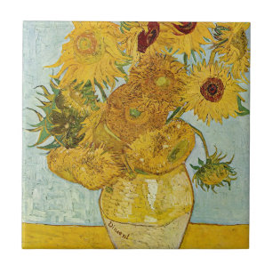 Carreau Vincent Van Gogh - Vase avec douze tournesols