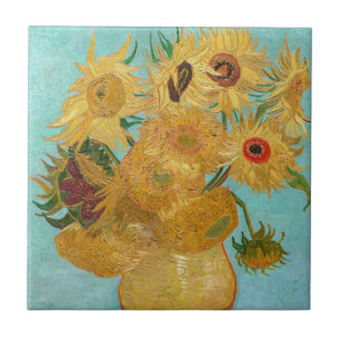 Carreau Vincent Van Gogh - Vase avec douze tournesols