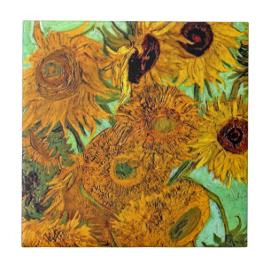 Carreau Vincent Van Gogh - Vase Avec Douze Tournesols