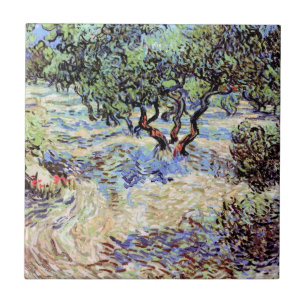 Carreau Vincent Van Gogh - Verger d'oliviers Beaux-Arts