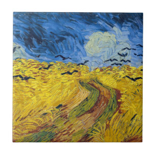 Carreau Vincent van Gogh - Wheatfield with Crows