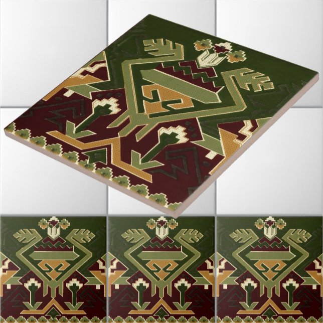 Carreau Vintage Amérindien Motif du sud-ouest (Créateur téléchargé)