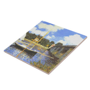 Carreau Vintage Claude Monet Le pont Argenteuil