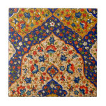 Carreau Vintage coloré Art floral persan<br><div class="desc">Vintage coloré Art floral persan</div>