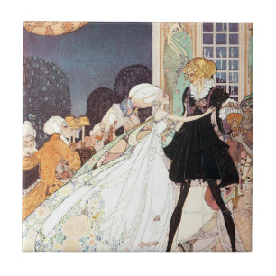 Carreau Vintage Douze Princesses Danseuses par Kay Nielsen