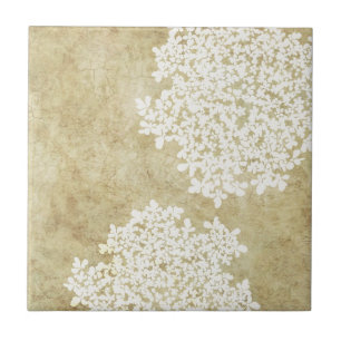 Carreau Vintage Floral blanc