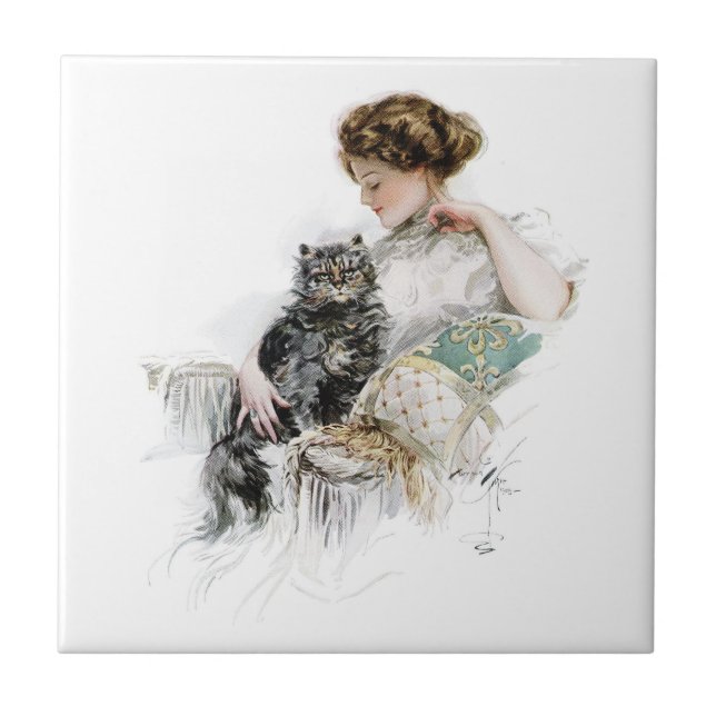 Carreau Vintage Harrison Fisher (Devant)