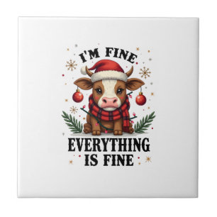 Carreau Vintage Im Fine Everything Is Fine Vache Highland 