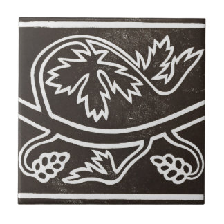 Carreau Vintage irlandais céramique design noir