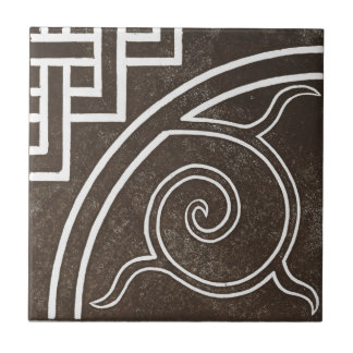 Carreau Vintage irlandais céramique design noir