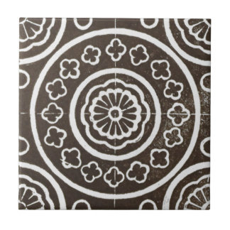 Carreau Vintage irlandais céramique design noir