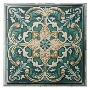 Carreau Vintage italien méditerranéen Motif