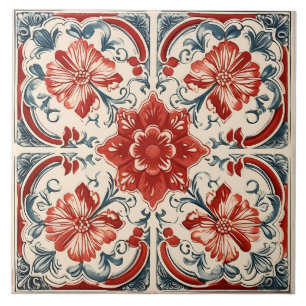 Carreau Vintage italien méditerranéen Motif