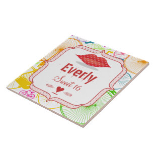 Carreau Vintage Moderne SWEET SIXTEEN de vélo POIDS LIPS