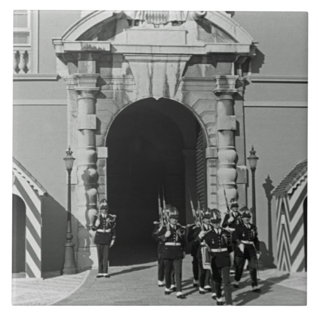 Carreau Vintage Monaco Principauté palais princier (Devant)