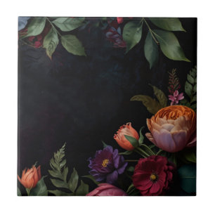 Carreau Vintage moody floral boho roses