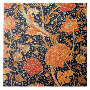 Carreau Vintage motif floral, William Morris