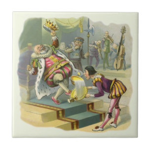 Carreau Vintage Old King Cole Comptine Poème Chanson