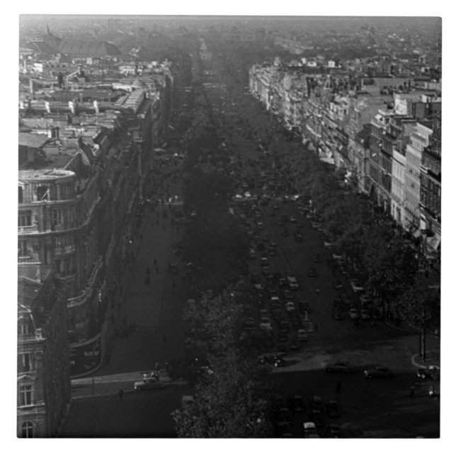 Carreau Vintage Paris Champs-Elysées (Devant)