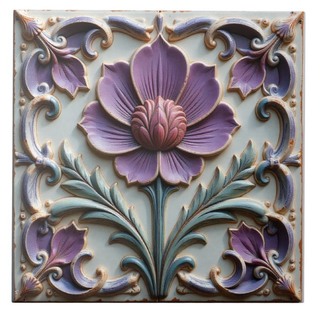 Carreau Vintage Purple Majesty (Devant)