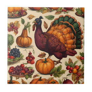 Carreau Vintage Thanksgiving Turquie