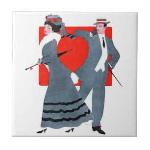 Carreau Vintage Valentine Couple