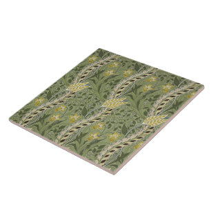 Carreau Vintage William Morris Daffodil Fleurs Jaune