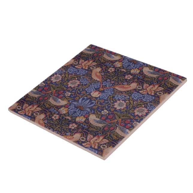 Carreau Vintage William Morris Strawberry Thief (Côté)