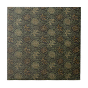 Carreau Vintage William Morris Tulip et Lily