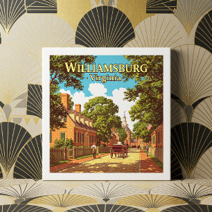 Carreau Vintage Williamsburg Virginie