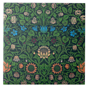 Carreau Violet et Columbine, William Morris