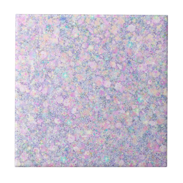 Carreau Violet Lilac rose Opalescent Parties scintillant F (Devant)
