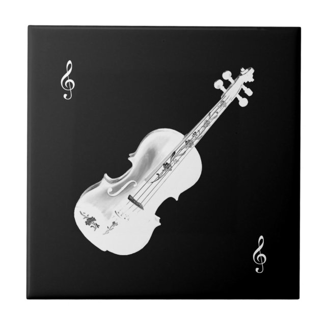 Carreau violon blanc (Devant)