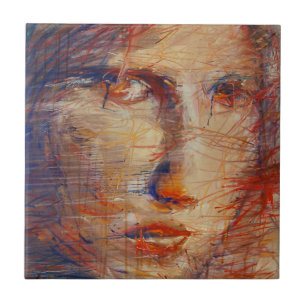 Carreau Visage Abstrait
