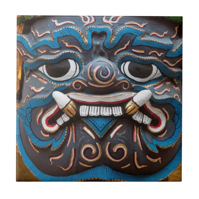 Carreau Visage de statue au Grand Palais (Devant)