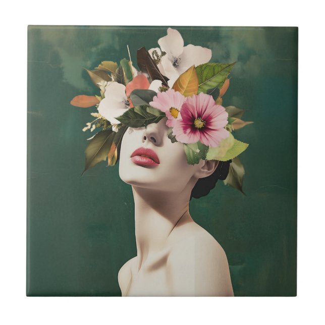 Carreau Visions florales (Devant)