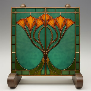 Carreau Vitreaux Fleur Enchantée