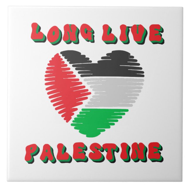 Carreau Vive la Palestine (Devant)