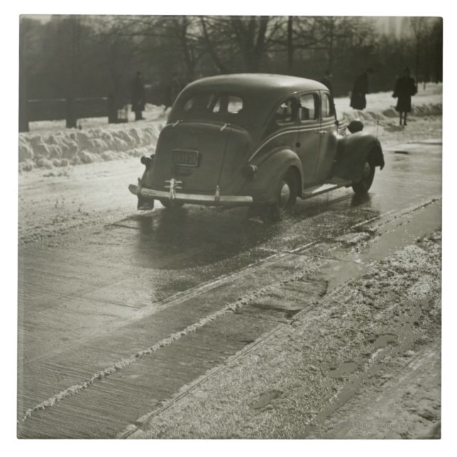 Carreau Voiture sur la route (Devant)