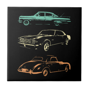 Carreau Voitures Vintage - 80s & 90s Graphic Retro