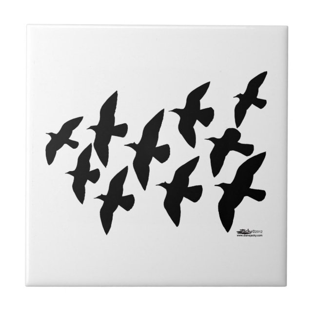 Carreau Vol de pigeons (Devant)
