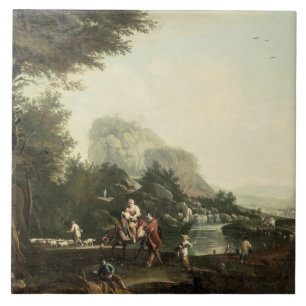 Carreau Vol en l'Egypte