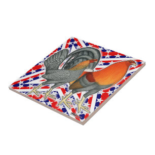 Carreau Volailles de combat Stars and Stripes