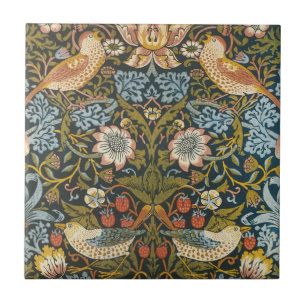Carreau Voleurs de fraises par William Morris, Art vintage